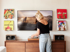 Flip Record Display Shelf