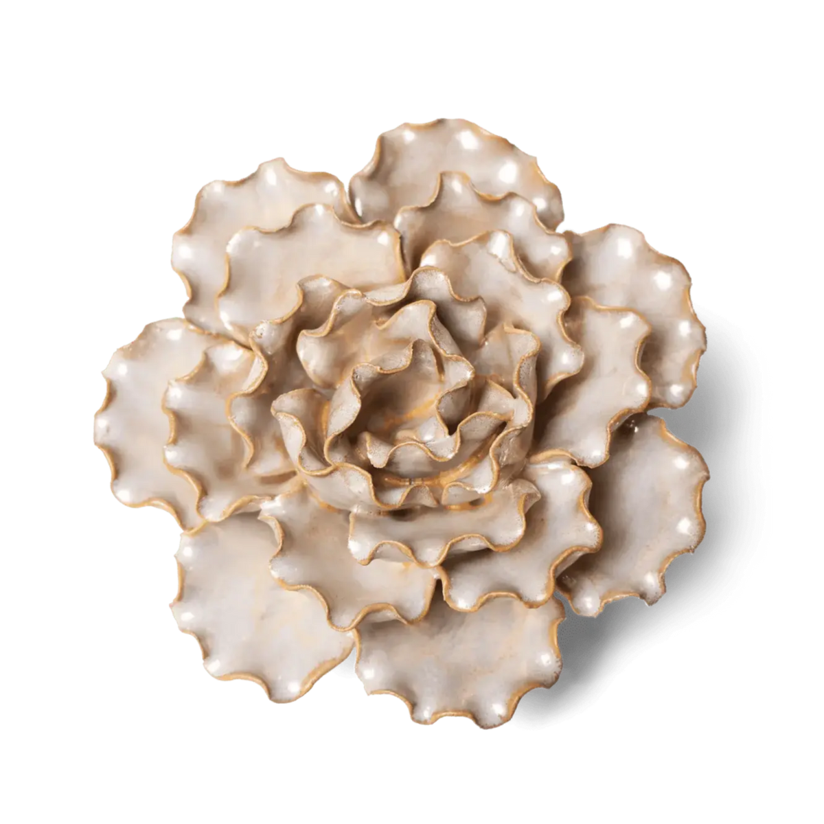 Ceramic Flower Wall Art Lettuce Pearl 6: Sea Lettuce Large Pearl