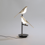 Gold Bird Table Lamp Modern LED Decorative Desk Lamp