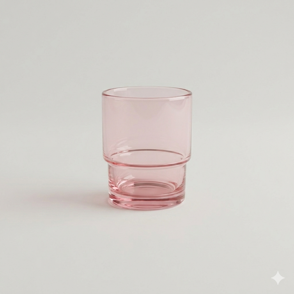 Pink Rocks Glasses — Set of 4