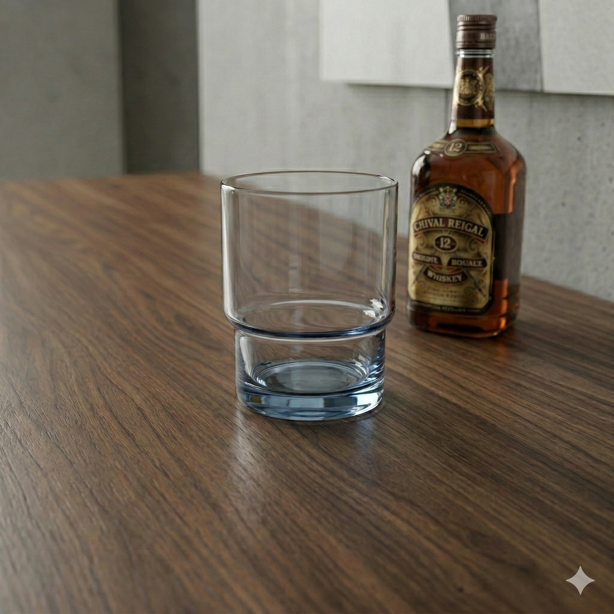 Blue Rocks Glasses — Set of 4