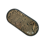Avant Graphic Lacquered Oval Tray
