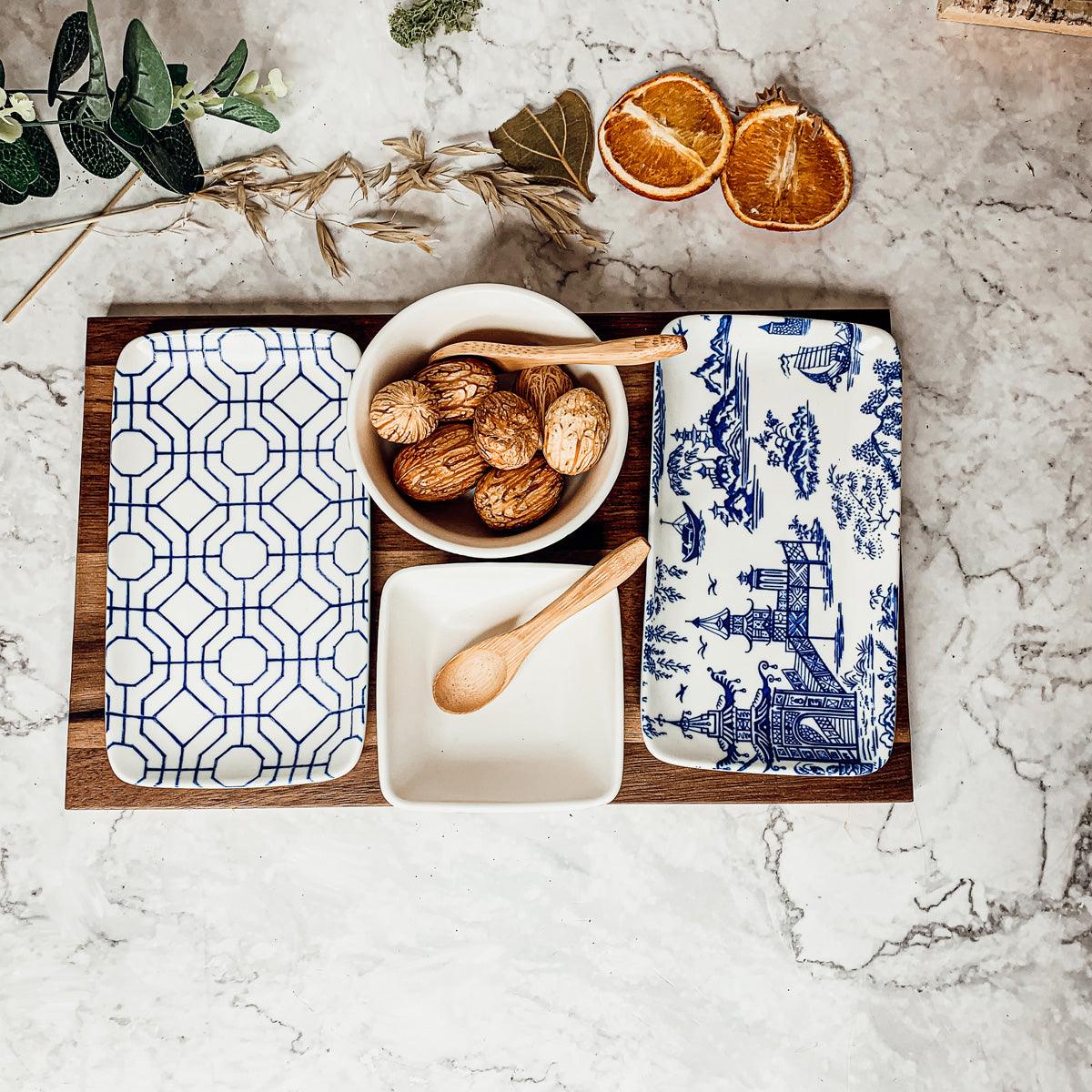 Chinoiserie Tapas Serving Set — 7 Pieces