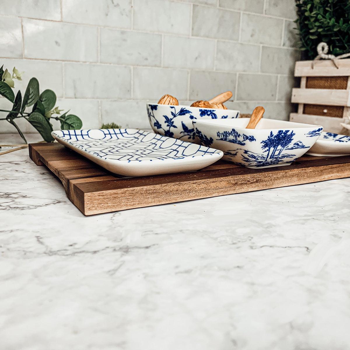 Chinoiserie Tapas Serving Set — 7 Pieces