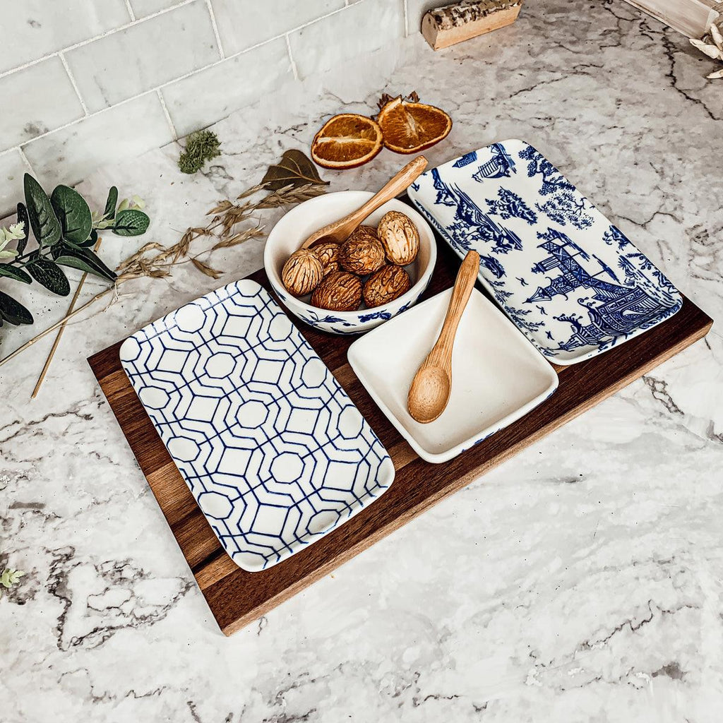 Chinoiserie Tapas Serving Set — 7 Pieces