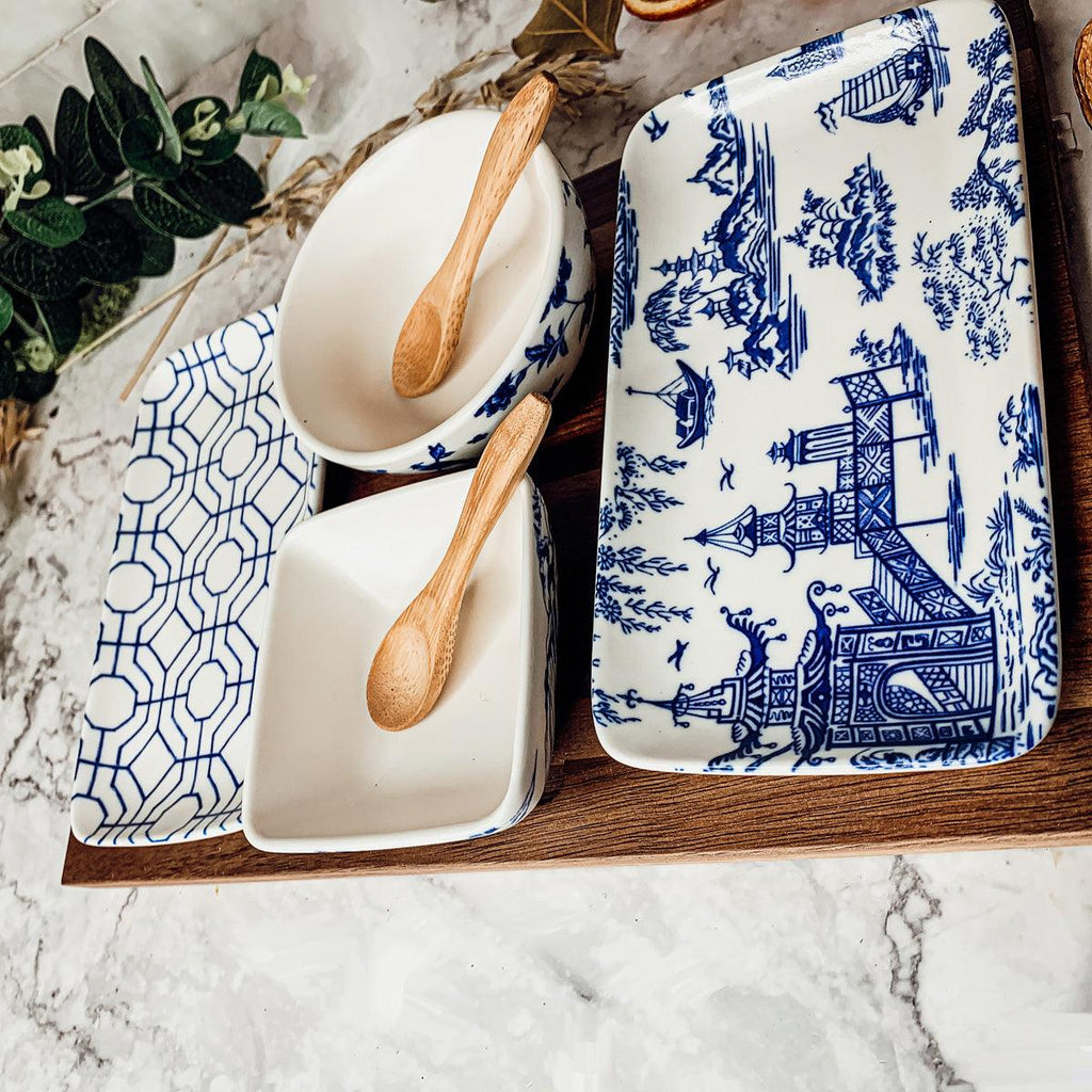 Chinoiserie Tapas Serving Set — 7 Pieces