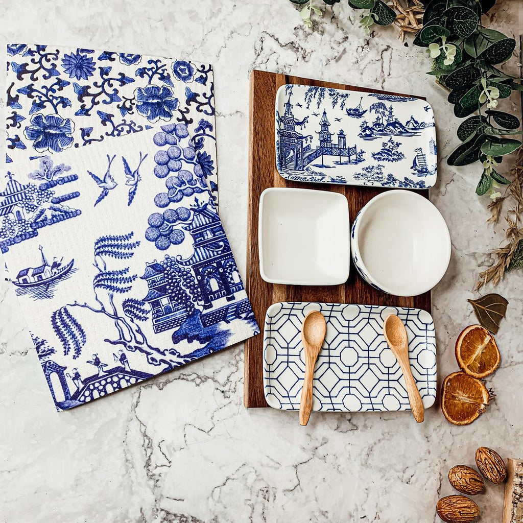 Chinoiserie Tapas Serving Set — 7 Pieces