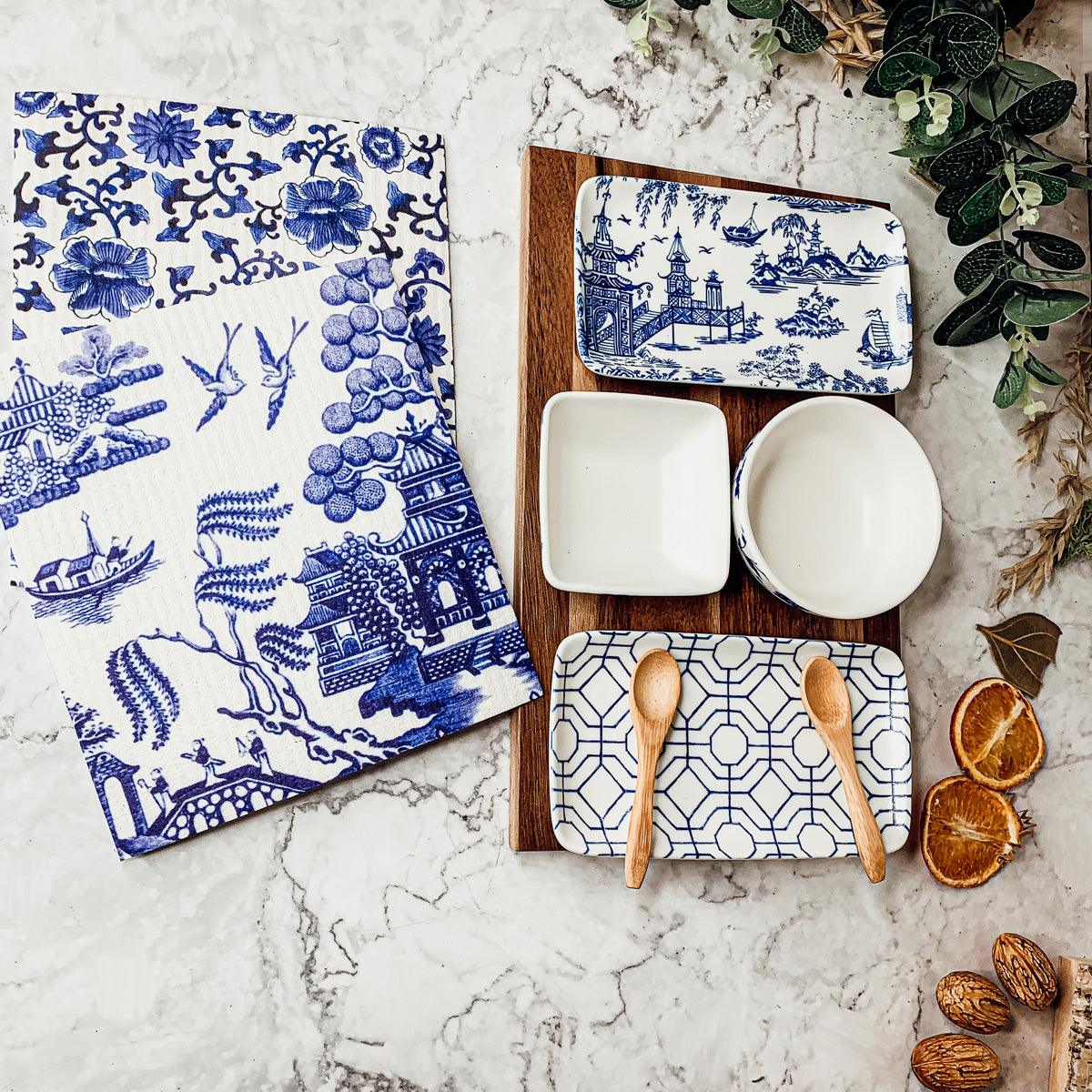 Chinoiserie Tapas Serving Set — 7 Pieces