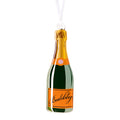 Champagne Bottle Acrylic Christmas Ornament