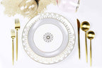 Diamond Jewel Salad Plates — Set of 4