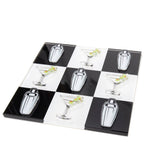 Martini & Shaker Acrylic Tic-Tac-Toe Set