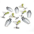 Martini & Shaker Acrylic Tic-Tac-Toe Set