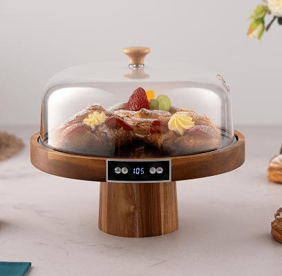 Velvera Classic Warming Cake Stand — 9.75-Inch