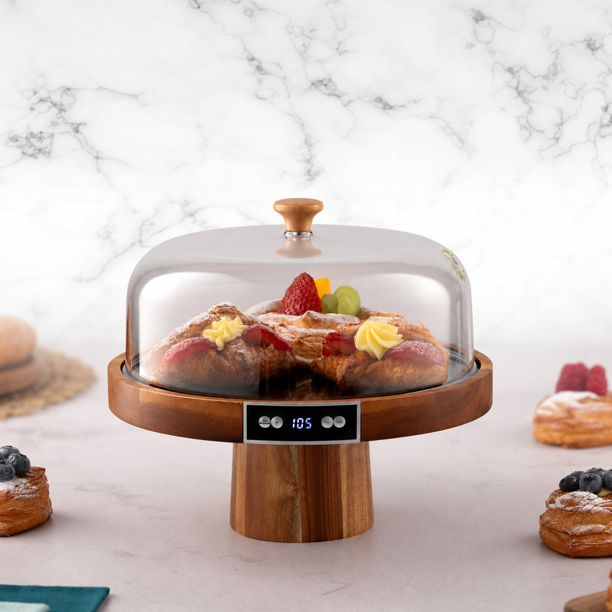 Velvera Classic Warming Cake Stand — 9.75-Inch