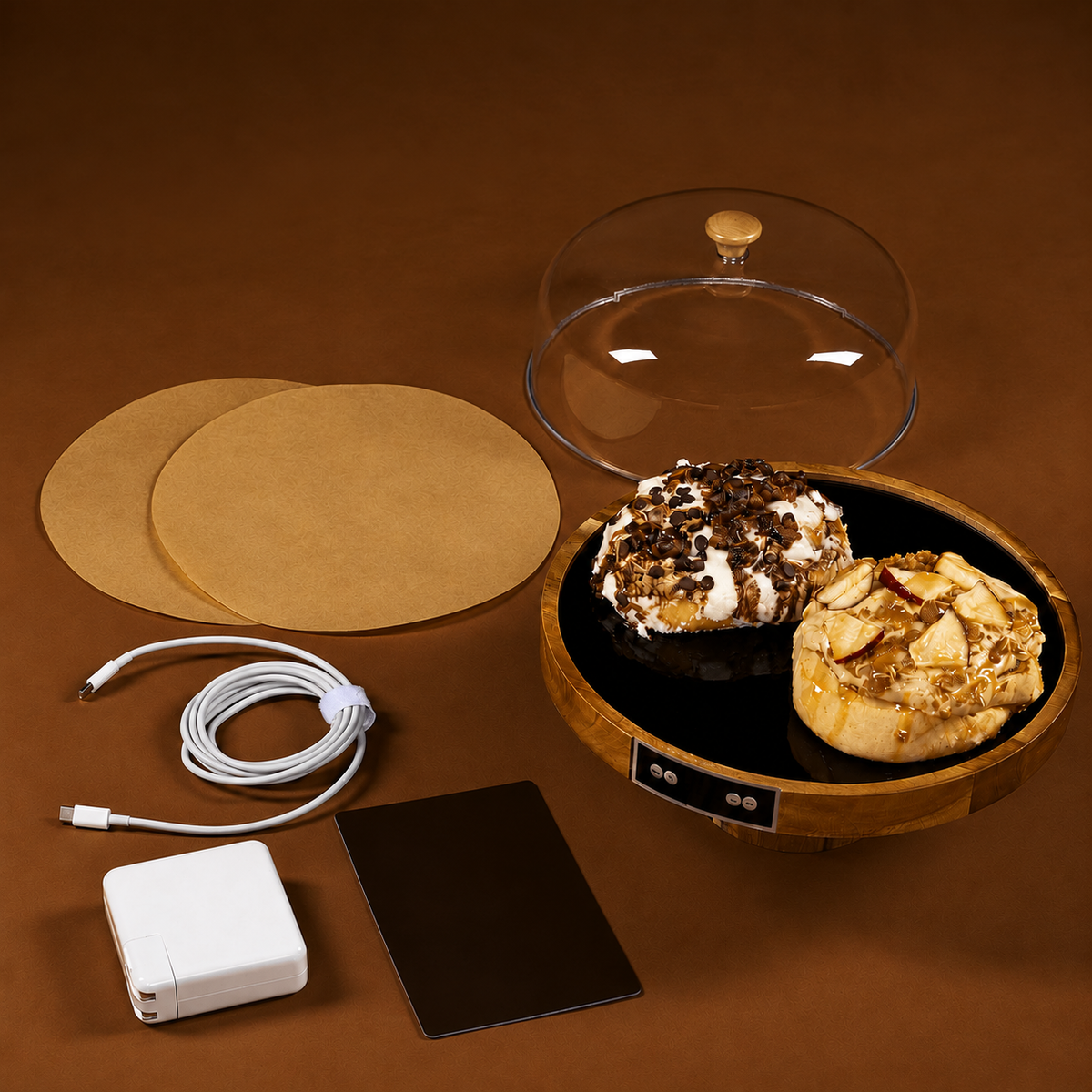 Velvera Classic Warming Cake Stand — 9.75-Inch